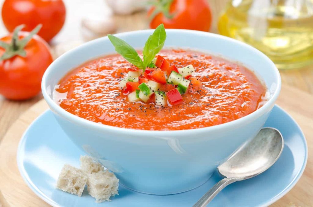 Receta de gazpacho gallego - Caña Nature