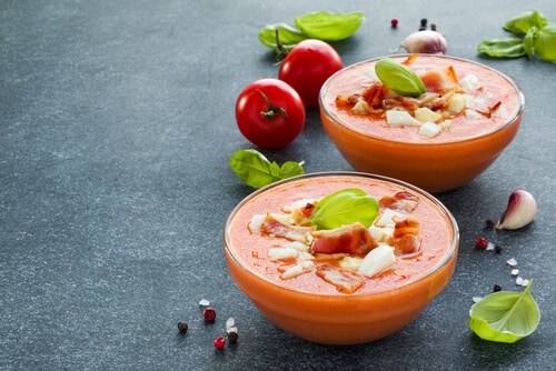 Recetas con salmorejo - Caña Nature