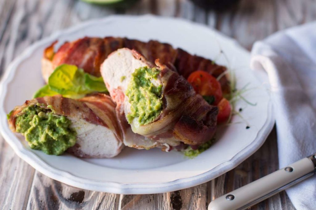 Receta de pollo con guacamole - Caña Nature