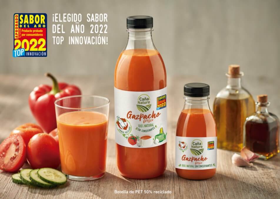 Gazpacho Sello sabor del Año TOP innovación 2022 - Caña Nature