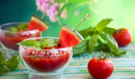 gazpacho de sandia y tomate