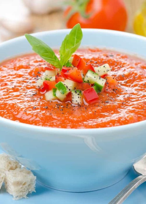 Receta de gazpacho gallego - Caña Nature