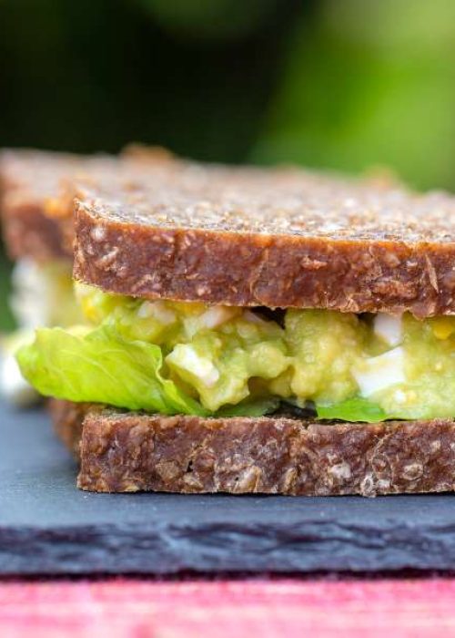 Sándwich con guacamole - Caña Nature